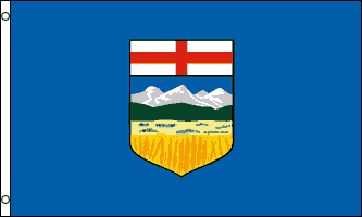3ft x 5ft Nylon Alberta Flag