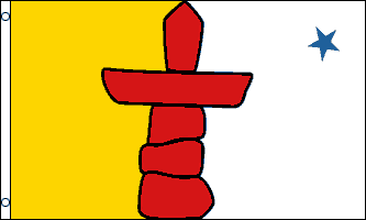 3ft x 5ft Nylon Nunavut Flag