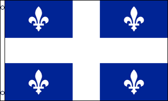 3ft x 5ft Poly Quebec Flag